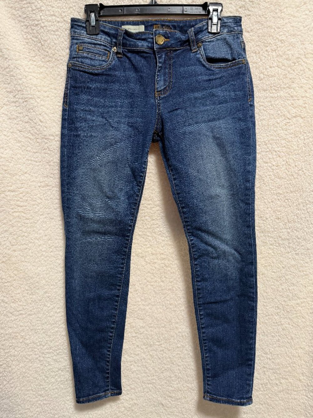 KUT FROM THE KLOTH Skinny Jeans Indigo Wash Denim Size 6P 6 Petite EUC